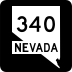 State Route 340 marker