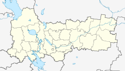 Arefino is located in Vologda Oblast