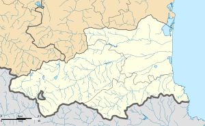 塞尔迪尼亚在东比利牛斯省的位置