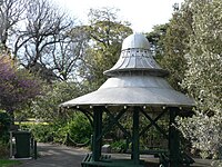 Hexagonal rotunda in Alma Park, probably built between 1910 and 1915