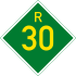 Provincial route R30 shield