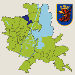 Location of Bukowo within Szczecin