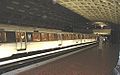 Metro station of the Washington metro