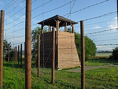 Camp watchtower, SS-Truppenübungsplatz Heidelager