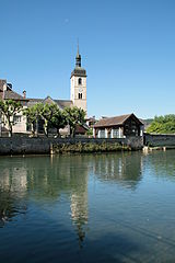 The Loue and the neighborhood of Saint-Laurent