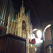 View of the altar from the choir stall