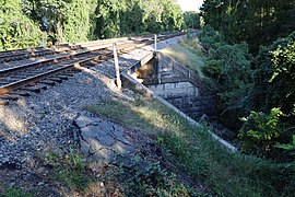 Backlick Run upstream rail bridge