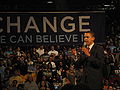 Barack Obama in Houston, Texas on the eve of the 2008 TX primaries