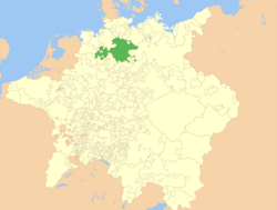 不伦瑞克-吕讷堡公国在神圣罗马帝国中的位置（1648年）