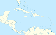 纳瓦萨岛在加勒比海的位置