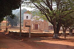 Reconstruction of a church in Lepi, 2007