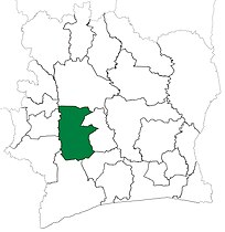 Daloa Department upon its creation in 1969. It kept these boundaries until 1980, but other departments began to be divided in 1974.