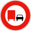 No overtaking by lorries