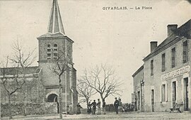 1920s era post card from Givarlais (delegated commune)