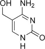 Skeletal formula of 5-hydroxymethylcytosine