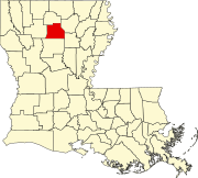 Map of Louisiana highlighting Jackson Parish.svg