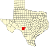 State map highlighting Edwards County