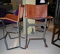 1970s Leather & Steel Chair – pair