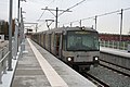 The station with a RET metro set heading to Den Haag Centraal.