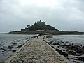 Causeway at low tide.