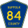 County Route 84 marker