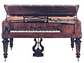 Square piano C. Oehler Stuttgart, 1870s