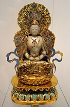 Statue of Vairochana Buddha, China, Qing dynasty, 19th century AD.
