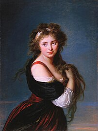 Portrait of Hyacinthe Gabrielle Roland, Élisabeth Vigée Le Brun (1791)