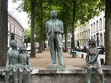 Statue of Olterdissen in the Jekerkwartier neighbourhood, Maastricht