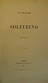 First edition of "Un Souvenir de Solferino" by Dunant