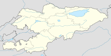 奥什在吉尔吉斯斯坦的位置