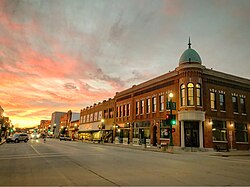 Monett Downtown facing west