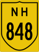 National Highway 848 shield}}