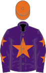 Purple, Orange star, Purple sleeves, Orange stars, Orange cap