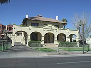 The Charles Dunlap House was built in 1914 and is located at 650 N. 1st. Ave.. This was the house of Charles Dunlap founder of the People's Ice and Fuel Company and the Phoenix Wood and Coal Company and listed in the National Register of Historic Places on November 30, 1983, reference #83003466. Designated as a landmark with Historic Preservation-Landmark (HP-L) overlay zoning. The structure is now occupied by a local law firm.