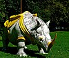 Animal sculpture in the Calouste Gulbenkian Garden, Lisbon