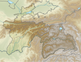 2011 Fergana Valley earthquake is located in Tajikistan