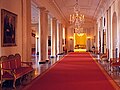 The Cross Hall, connecting the State Dining Room and the East Room on the State Floor