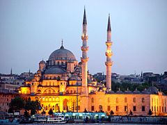 The Yeni Mosque in Eminönü