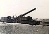 A 12 inch Mk IX W railway gun in France in 1916