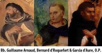 Guillaume Arnaud, Bernard d'Roquefort and Garcia d'Aure