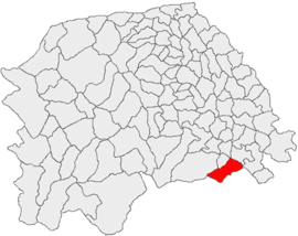 Location in Suceava County