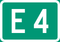 Road number (E-road; European route)