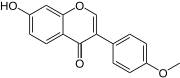 Formononetin, a constituent of methanolic black cohosh[34] extracts but not of commercially available ethanolic or isopropanolic extracts