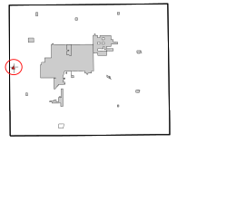 Location in Garfield County and the state of Oklahoma.