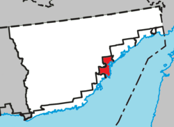 Location within Le Golfe-du-Saint-Laurent RCM