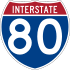 Interstate 80 shield