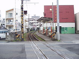 供环状线右回2系统使用的萱町六丁目站月台 （2009年）