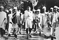 Gandhi on Dandi March-1930.