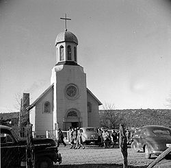 Church in Peñasco, 1943